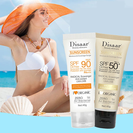Body Whitening Sun Cream Sunscreen Facial Solar Blocker Moisturizing Refreshing Not Greasy Protector Solar SPF50/90 Skin Care
