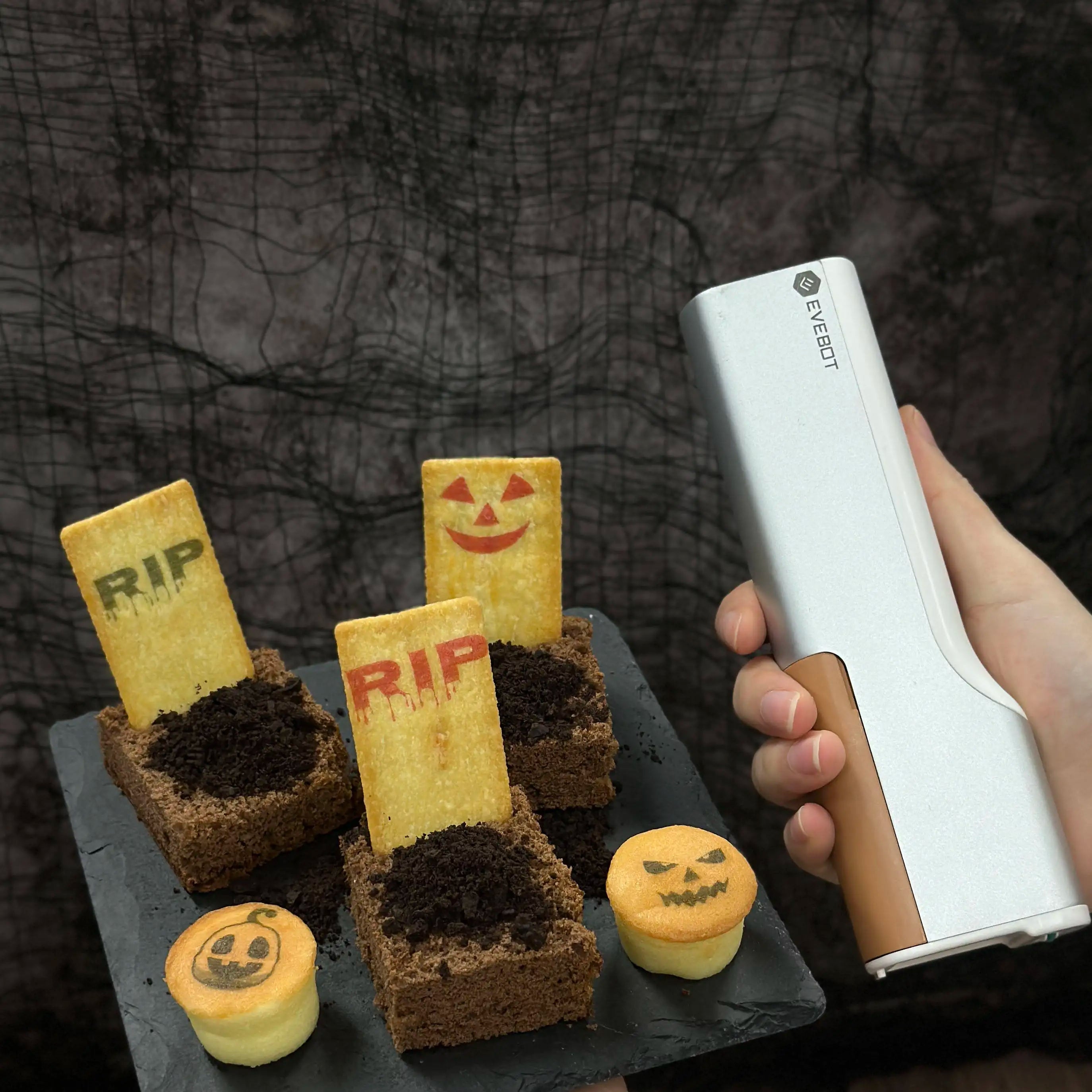 Food Print Pen Handheld Coffee Printer with Edible Ink Cappuccino Latte Mocha Full Color Inkjet Digital Printer