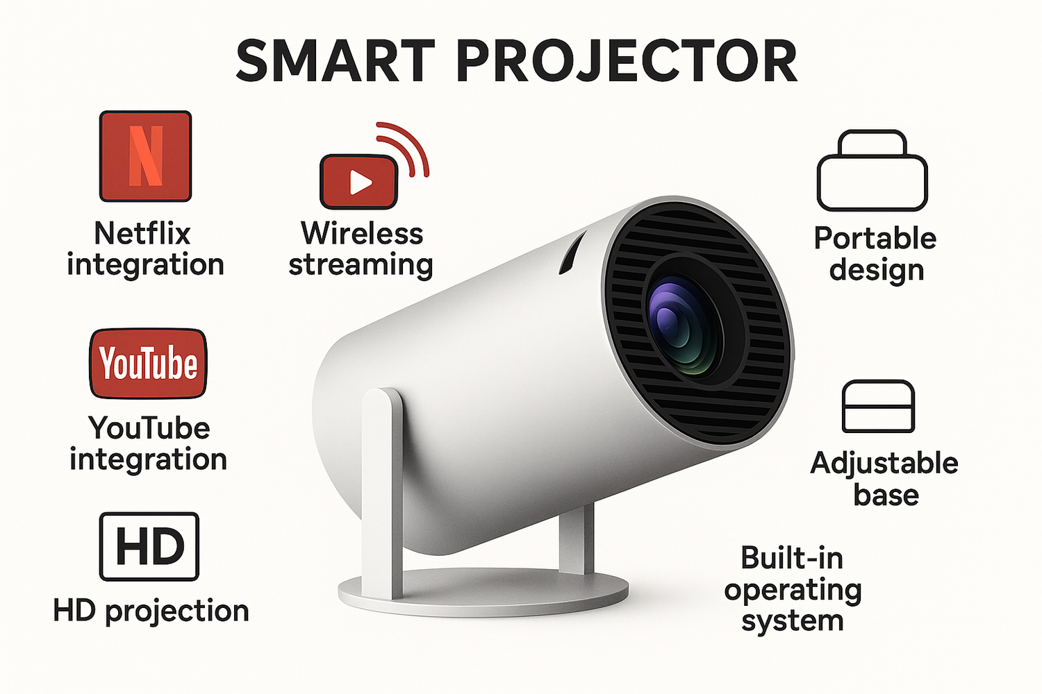 Características del proyector smart